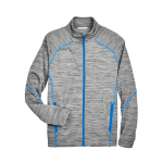 North End Men's Flux Melange Bonded Fleece Jacket